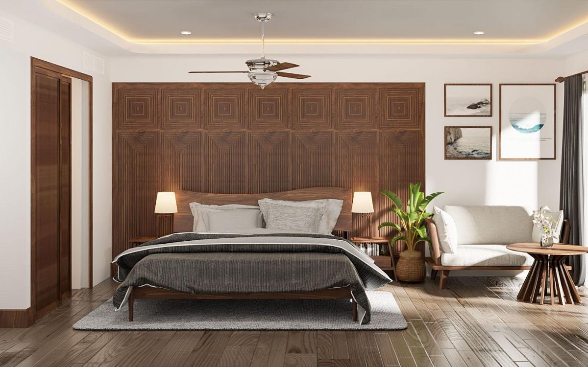 Gỗ tự nhiên - Bí quyết cho thiết kế cho phòng ngủ đẹp, lại tốt cho sức khỏe