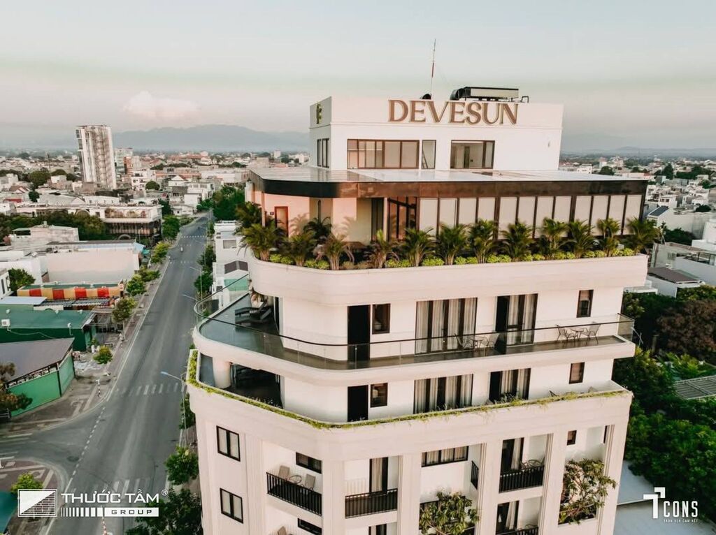 Devesun Hotel được xem là điểm nhấn kiến trúc mới của thành phố biển Phan Rang.