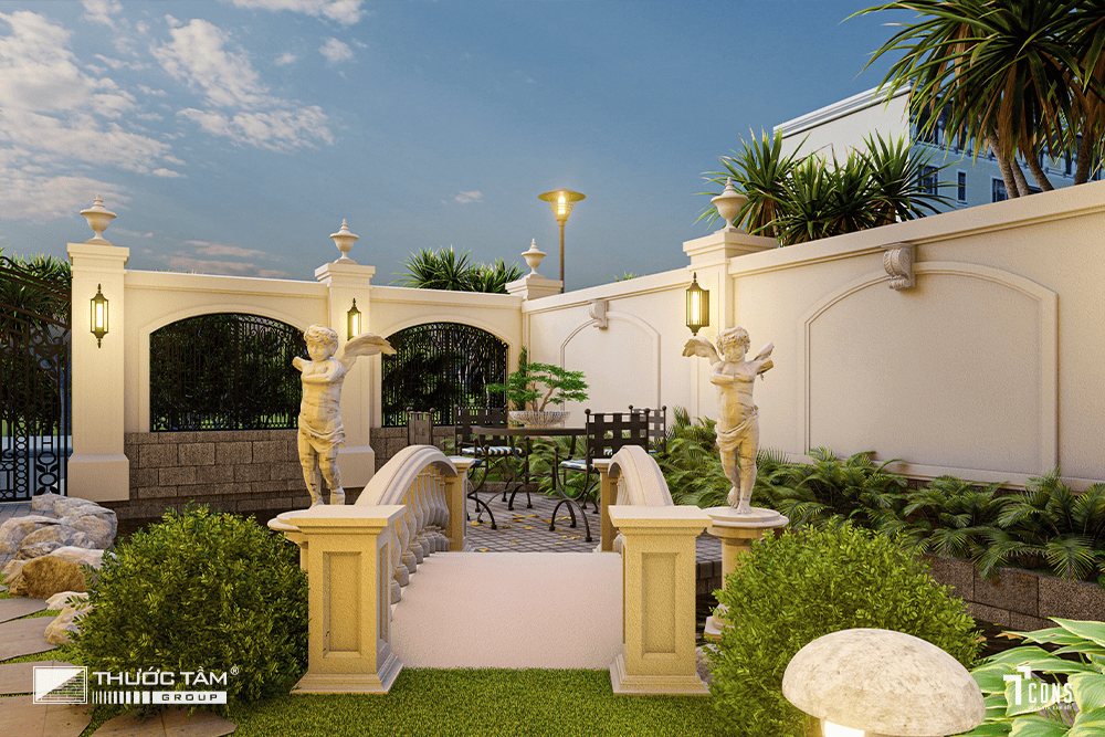 Nét châu Âu thể hiện nên sự sang trọng cổ điển.